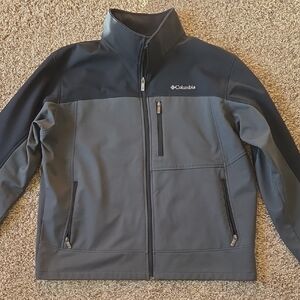 Columbia Men’s Softshell Jacket - Black & Gray - Size XL